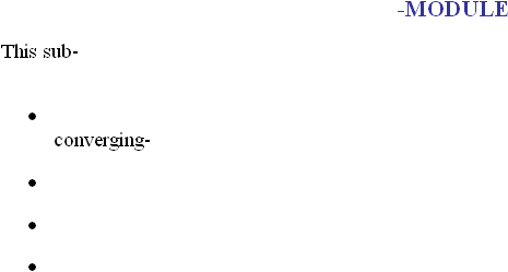 -MODULE This sub-  converging-                    